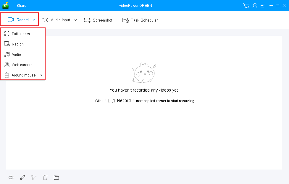 Flash Video recording, Flash video capture software, flash video capture, how to record your screen on windows 10, VideoPower GREEN, recording modes